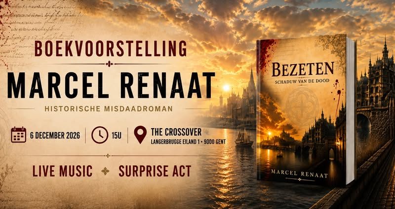 Boekvoorstelling “Bezeten” Marcel Renaat
